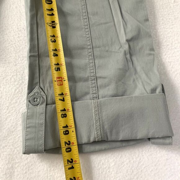 The North Face A5 Cargo Pants Womens 6 Roll Cuff Crop Gray Cotton Hiking - Picture 8 of 10